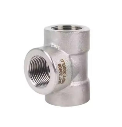 ASME B16.11 DN25 ruostumaton teräs Equal T-paita